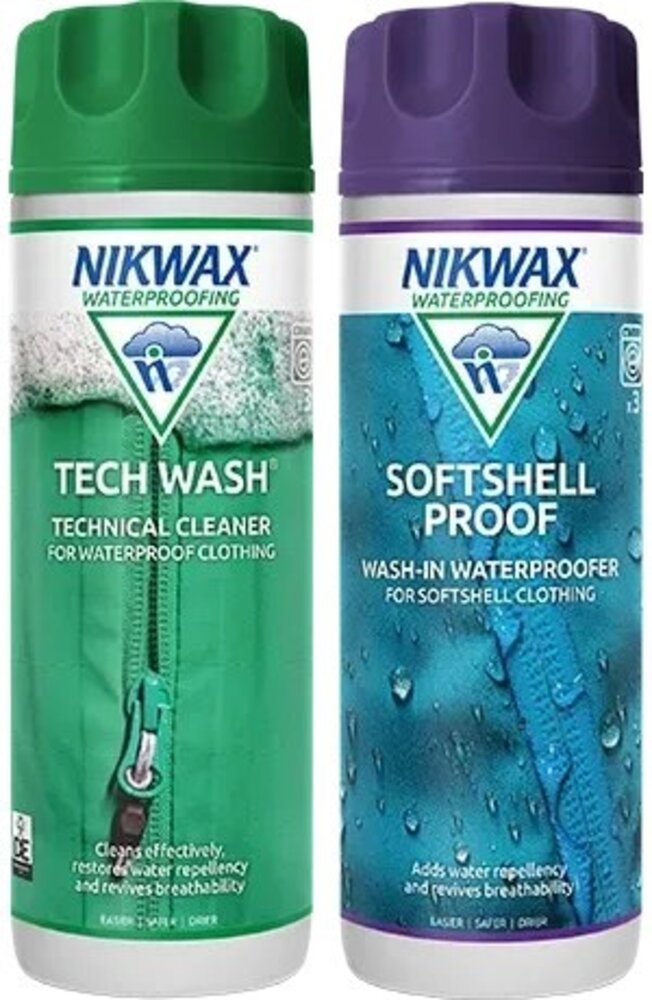 Nikwax Copy of Twin Pack Tech Wash/ Softshell Proof 300ml