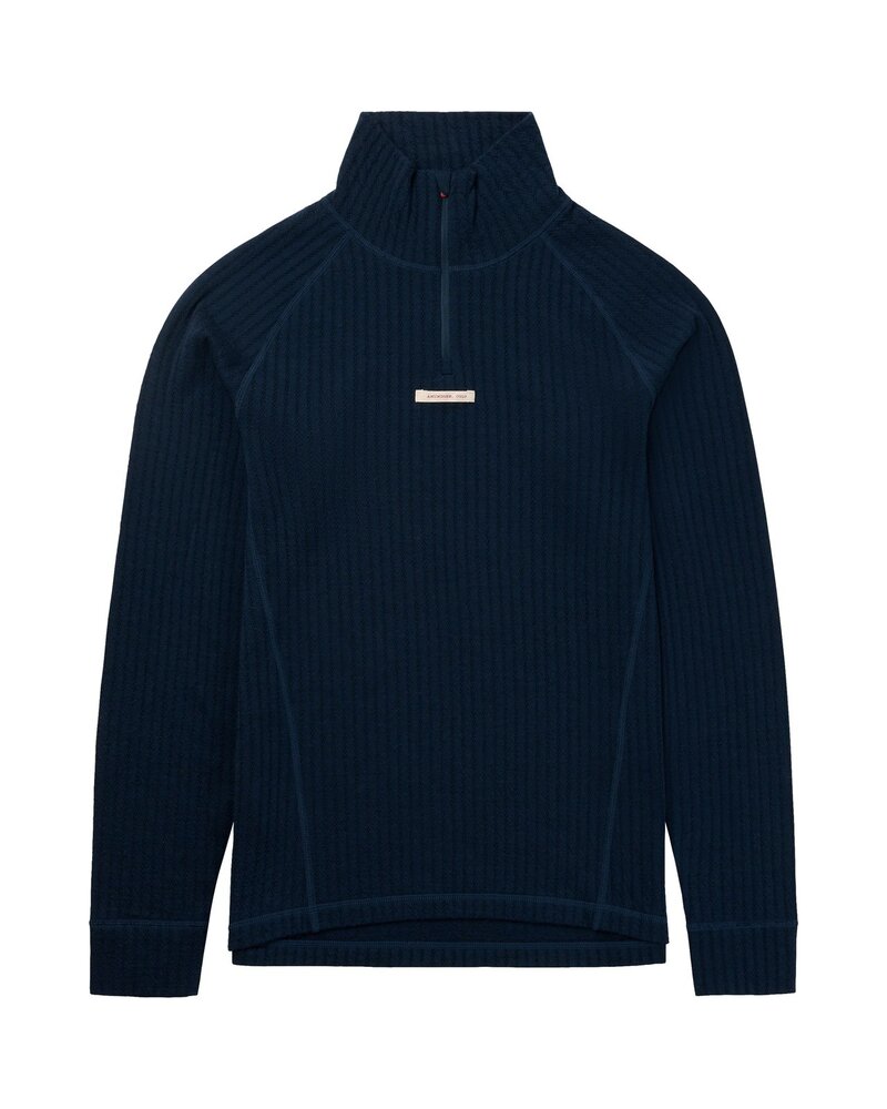 Amundsen Hero’s Hide Half Zip - Faded Navy