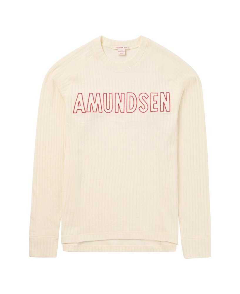 Amundsen Hero’s Hide Crew Neck - Natural Logo