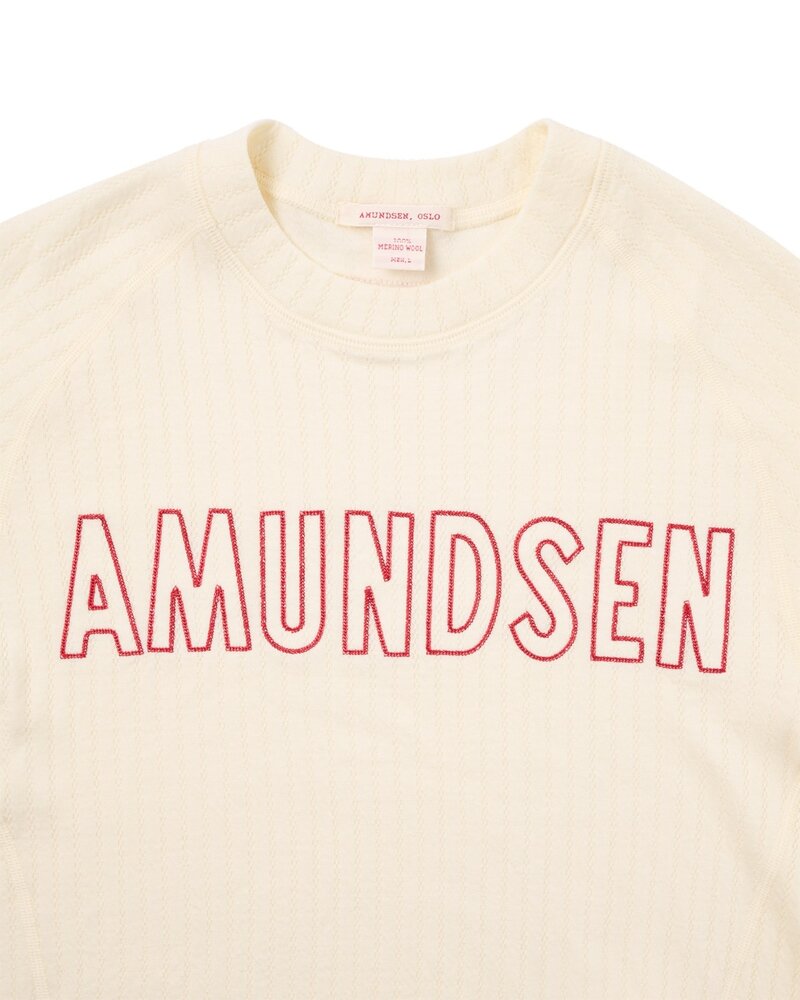 Amundsen Hero’s Hide Crew Neck - Natural Logo