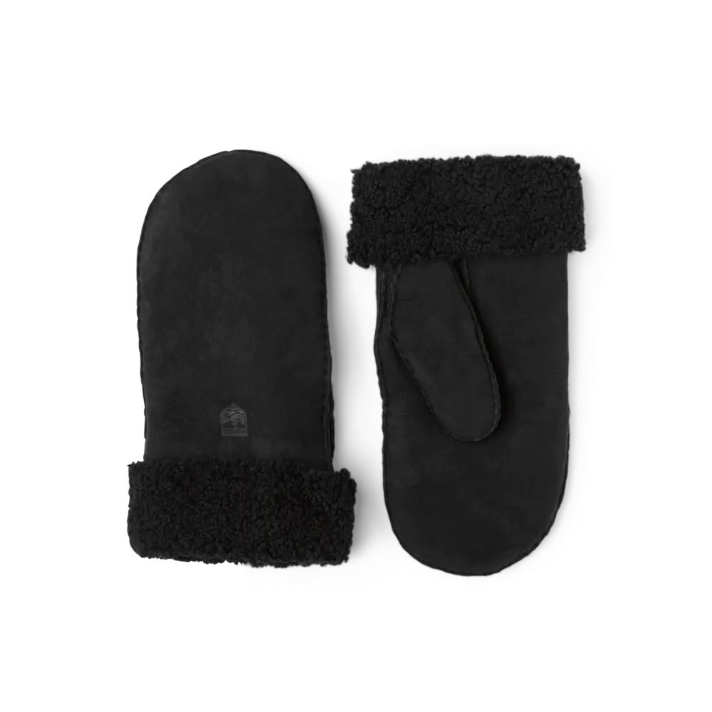 Hestra Sheepskin Mitt - Black