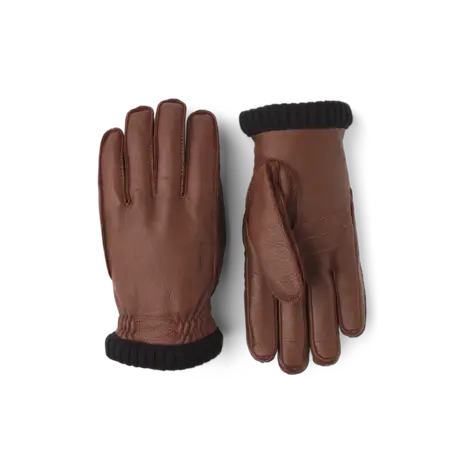 Hestra Deerskin Primaloft Rib - Chocolate