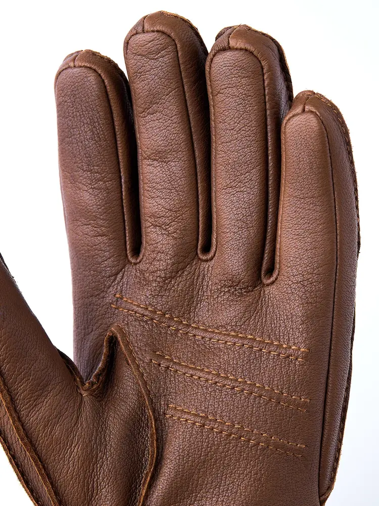 Hestra Deerskin Primaloft Rib - Chocolate