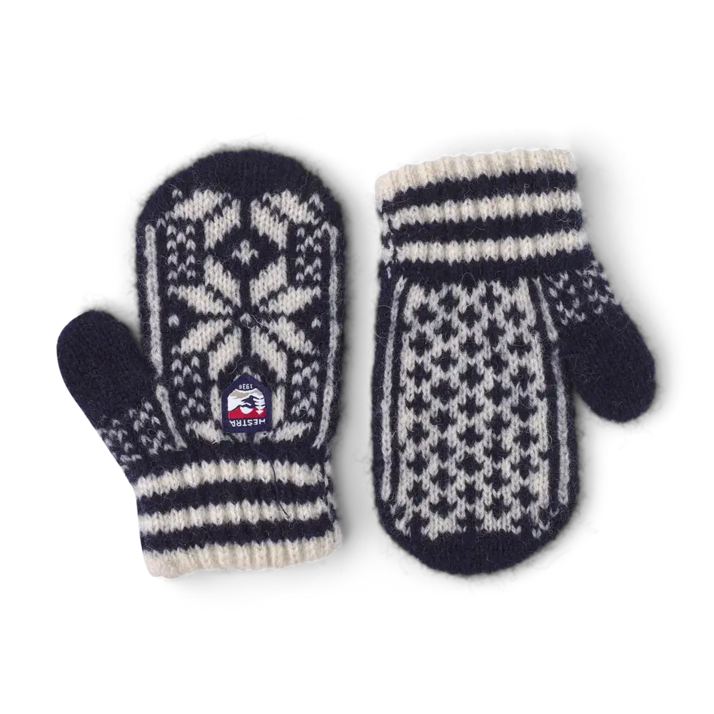 Hestra Kids' Nordic - mitt - Navy/Offwhite