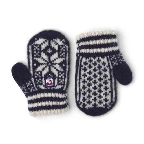 Hestra Kids' Nordic - mitt - Navy/Offwhite