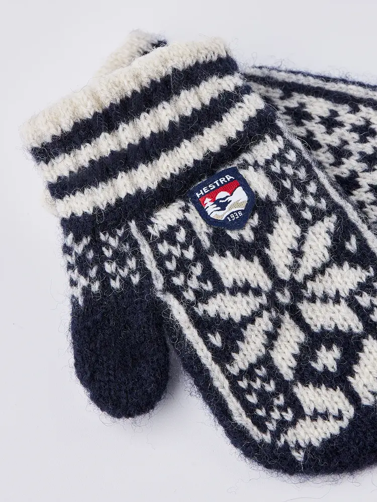 Hestra Kids' Nordic - mitt - Navy/Offwhite