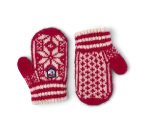 Hestra Kids' Nordic - mitt - Red/Offwhite Hestra Kids' Nordic - mitt - Red/Offwhite