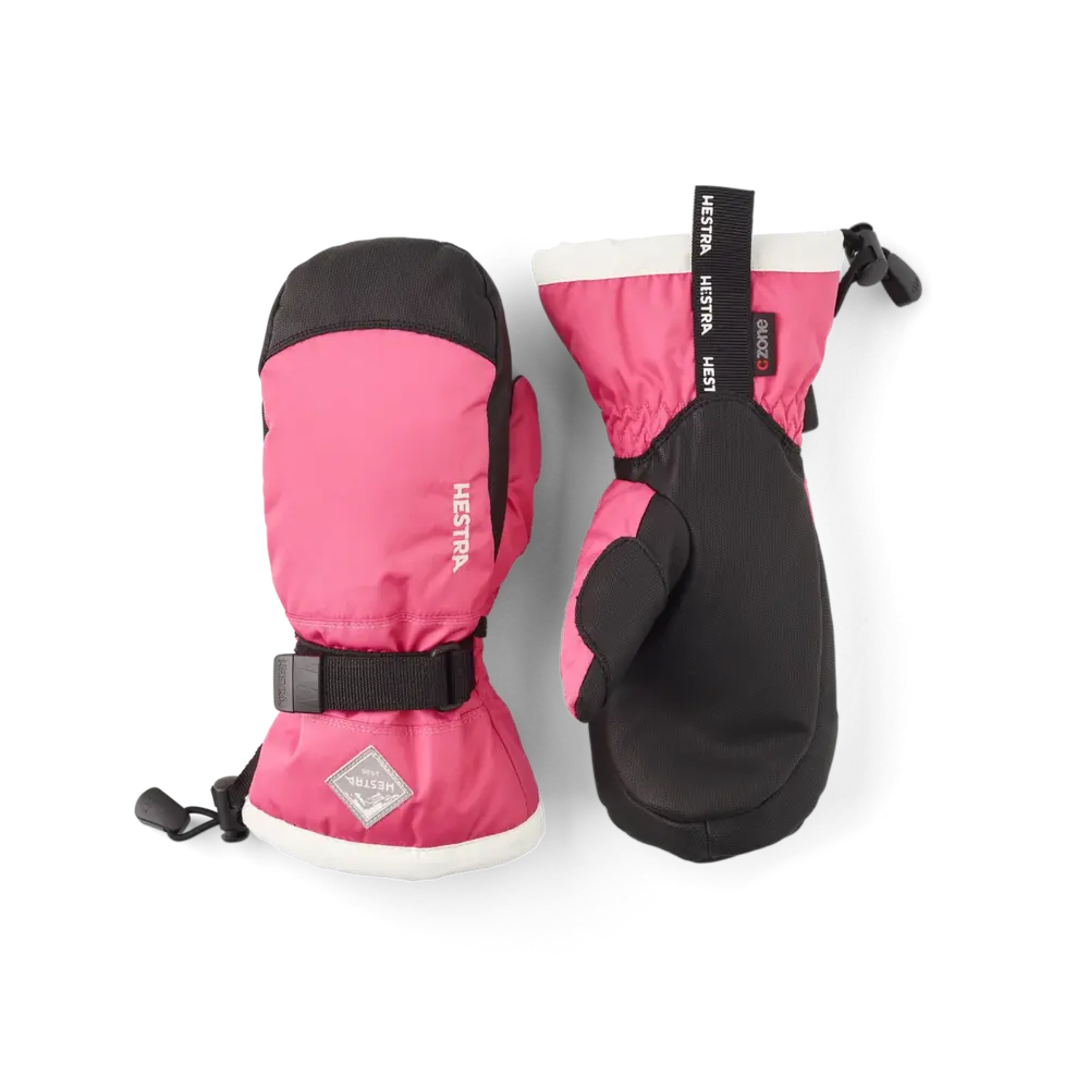 Hestra Gauntlet CZone Jr. - mitt - Fuchsia/Ivory