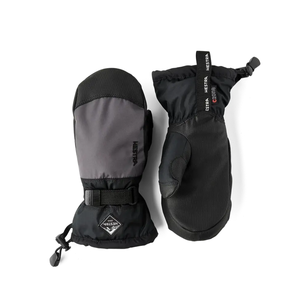 Hestra Gauntlet CZone Jr. - mitt - Graphite/Black