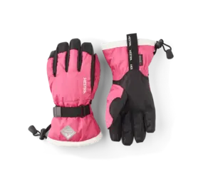 Hestra Gauntlet CZone Jr. - 5 finger - Fuchsia/Ivory Hestra Gauntlet CZone Jr. - 5 finger - Fuchsia/Ivory