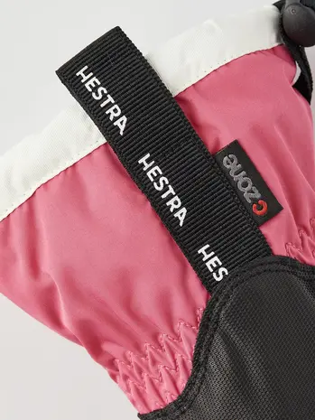 Hestra Gauntlet CZone Jr. - 5 finger - Fuchsia/Ivory