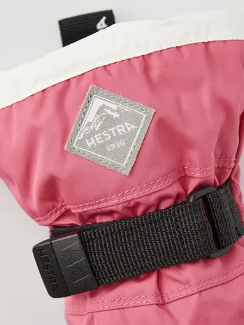Hestra Gauntlet CZone Jr. - 5 finger - Fuchsia/Ivory