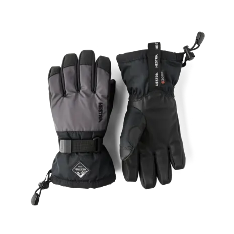 Hestra Gauntlet CZone Jr. - 5 finger - Graphite/Black