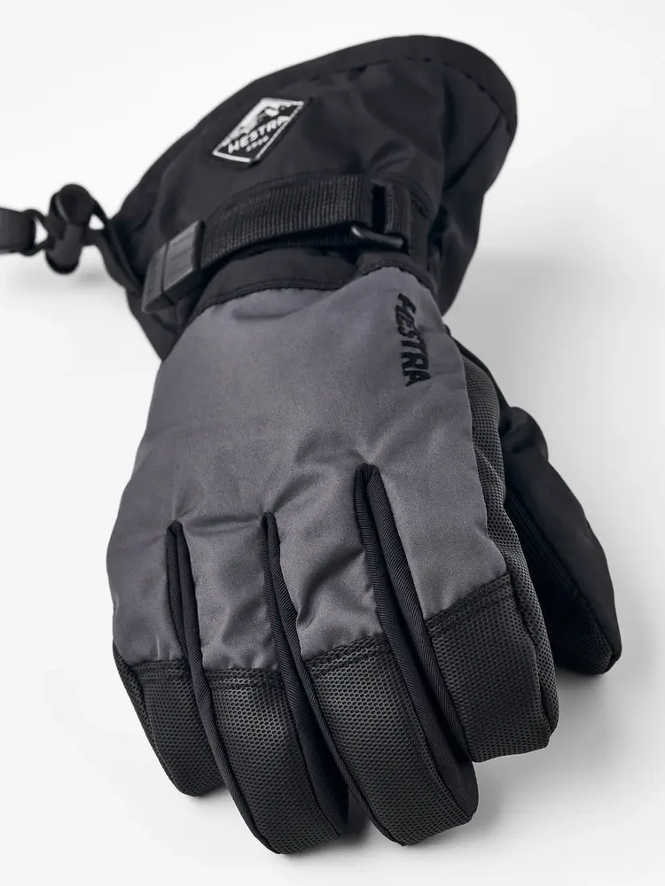 Hestra Gauntlet CZone Jr. - 5 finger - Graphite/Black
