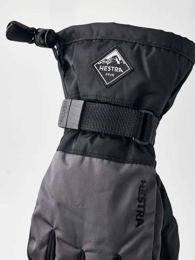 Hestra Gauntlet CZone Jr. - 5 finger - Graphite/Black
