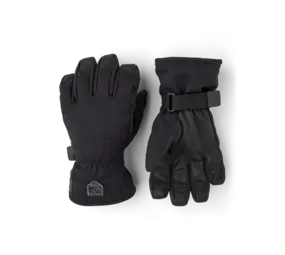 Hestra Gore-Tex Atlas Jr - 5 finger - Black Hestra Gore-Tex Atlas Jr - 5 finger - Black