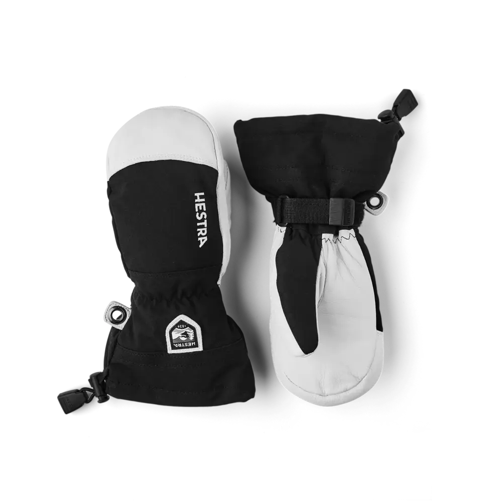 Hestra Army Leather Heli Ski Jr. - mitt - Black