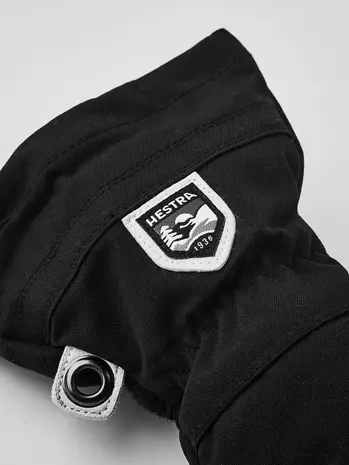 Hestra Army Leather Heli Ski Jr. - mitt - Black