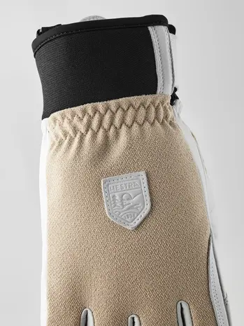 Hestra Women's Army Leather Patrol Female - 5 finger - Beige