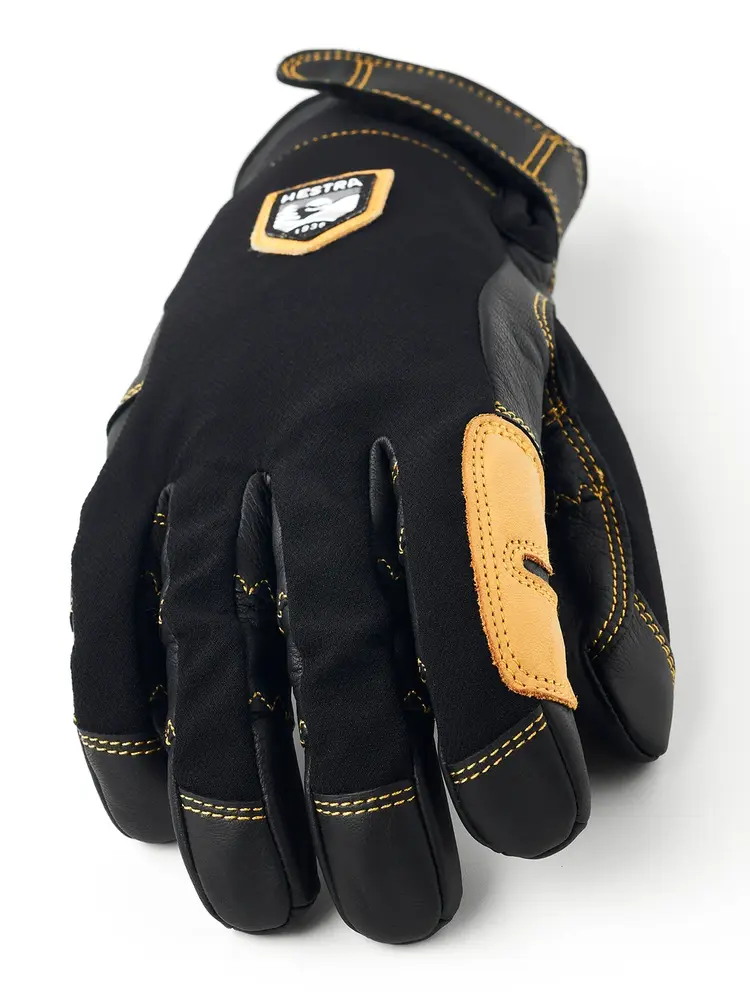 Hestra Ergo Grip Active - 5 finger - Black/Black