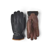 Hestra Wakayama - 5 finger - Navy/Brown Hestra Wakayama - 5 finger - Navy/Brown