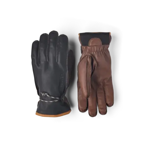 Hestra Wakayama - 5 finger - Navy/Brown