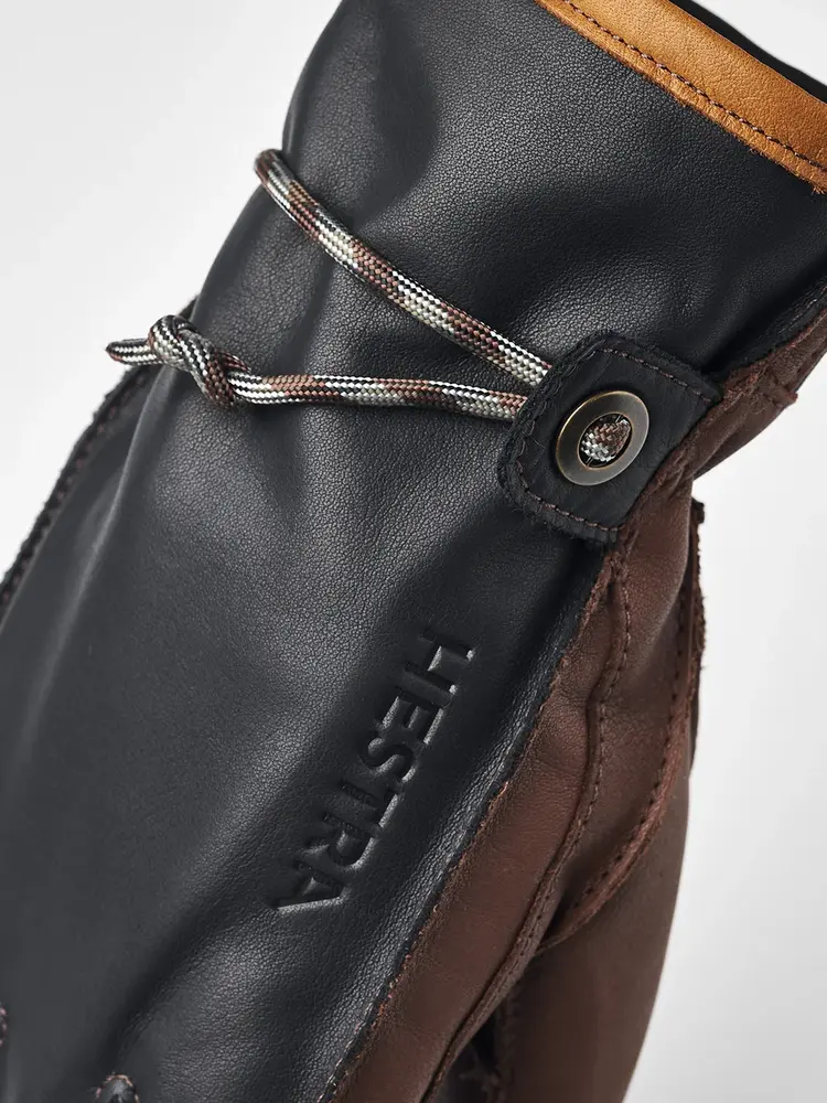 Hestra Wakayama - 5 finger - Navy/Brown