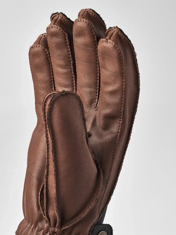Hestra Wakayama - 5 finger - Navy/Brown