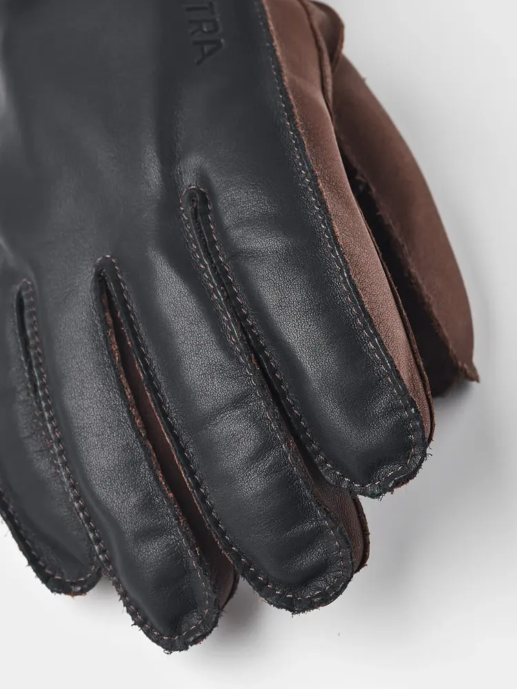 Hestra Wakayama - 5 finger - Navy/Brown