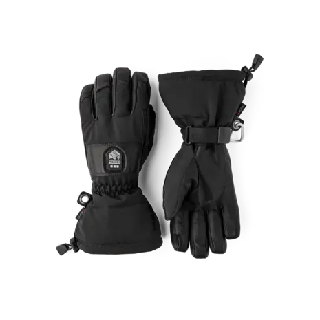 Hestra Heater Gauntlet - 5 finger - Black/Black