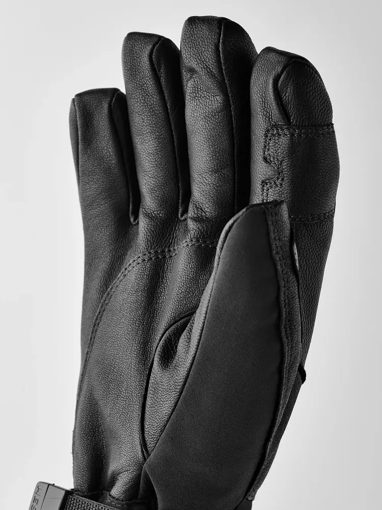 Hestra Heater Gauntlet - 5 finger - Black/Black