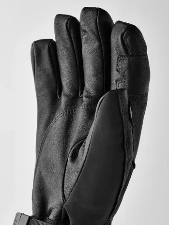 Hestra Heater Gauntlet - 5 finger - Black/Black