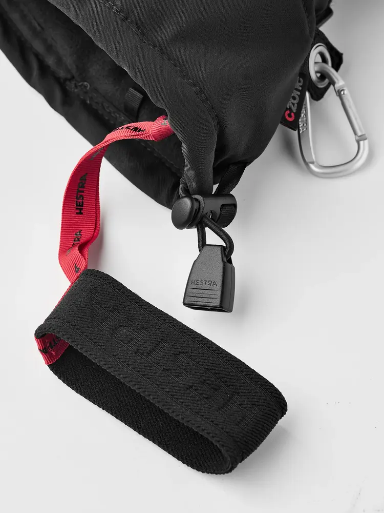 Hestra Heater Gauntlet - 5 finger - Black/Black