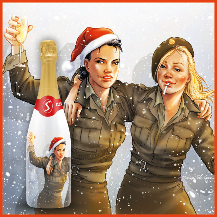 Winteractie: SABOTEUSES Cava-fles GRATIS bij 3 strippakketten