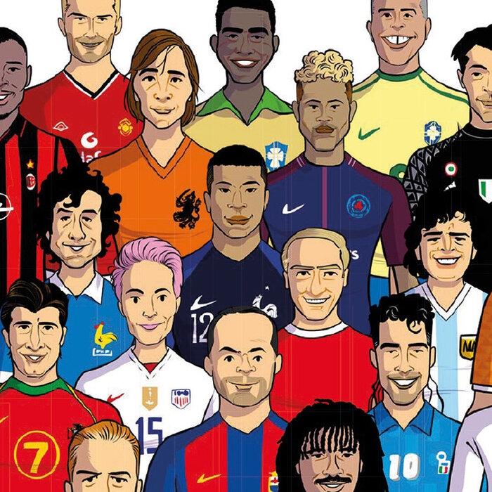 50 Voetballegendes