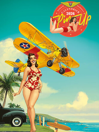 Pin-Up Wings Romain Hugault 'Pin-Up' Kalender 2026