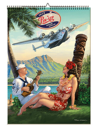 Pin-Up Wings Romain Hugault 'Pin-Up' Kalender 2027 (PRE-ORDER)