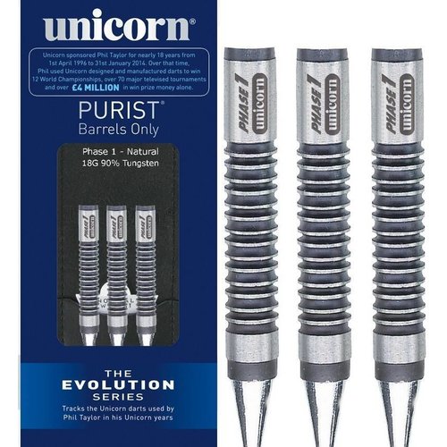 Unicorn Unicorn Purist Evolution Phase 1 Natural 90% Soft Tip - Fléchettes pointe Plastique