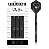 Unicorn Unicorn Core Plus Black Brass Soft Tip - Fléchettes pointe Plastique