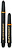 Tiges Harrows Supergrip Black and Gold