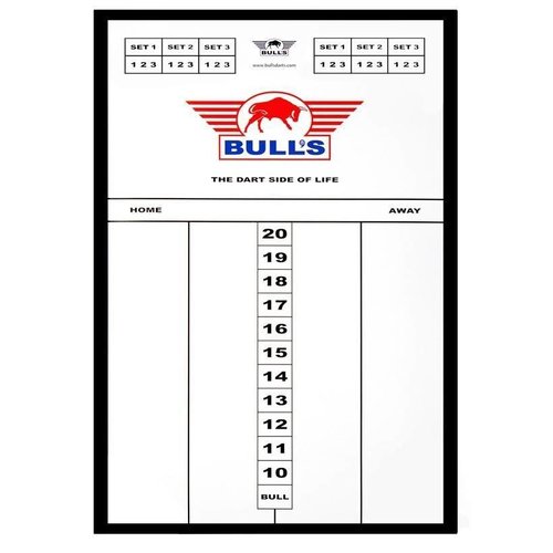 Bull's Bull's Styreen Scoreboard 60x30 cm - Compteur