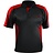 Chemise de Fléchettes Harrows Vivid Black & Fire Red