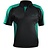 Chemise de Fléchettes Harrows Vivid Black & Jade