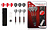 XQMax Rubberised jeu de fléchettes Soft Tip - Fléchettes pointe Plastique