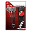 XQMax Darts XQMax Rubberised jeu de fléchettes Soft Tip - Fléchettes pointe Plastique