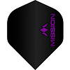 Mission Ailette Mission Logo Std NO2 Black & Purple