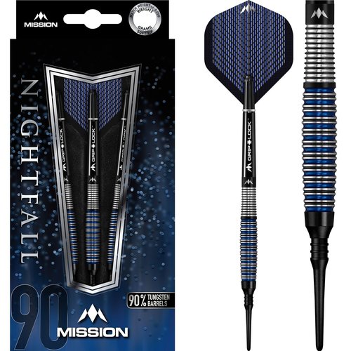 Mission Mission Nightfall M4 90% Soft Tip - Fléchettes pointe Plastique