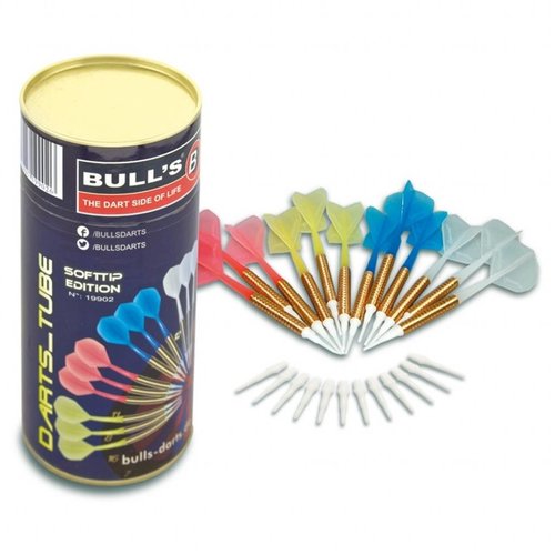 Bull's Germany BULL'S Tube Soft Tip Darts 1/4" - Fléchettes pointe Plastique