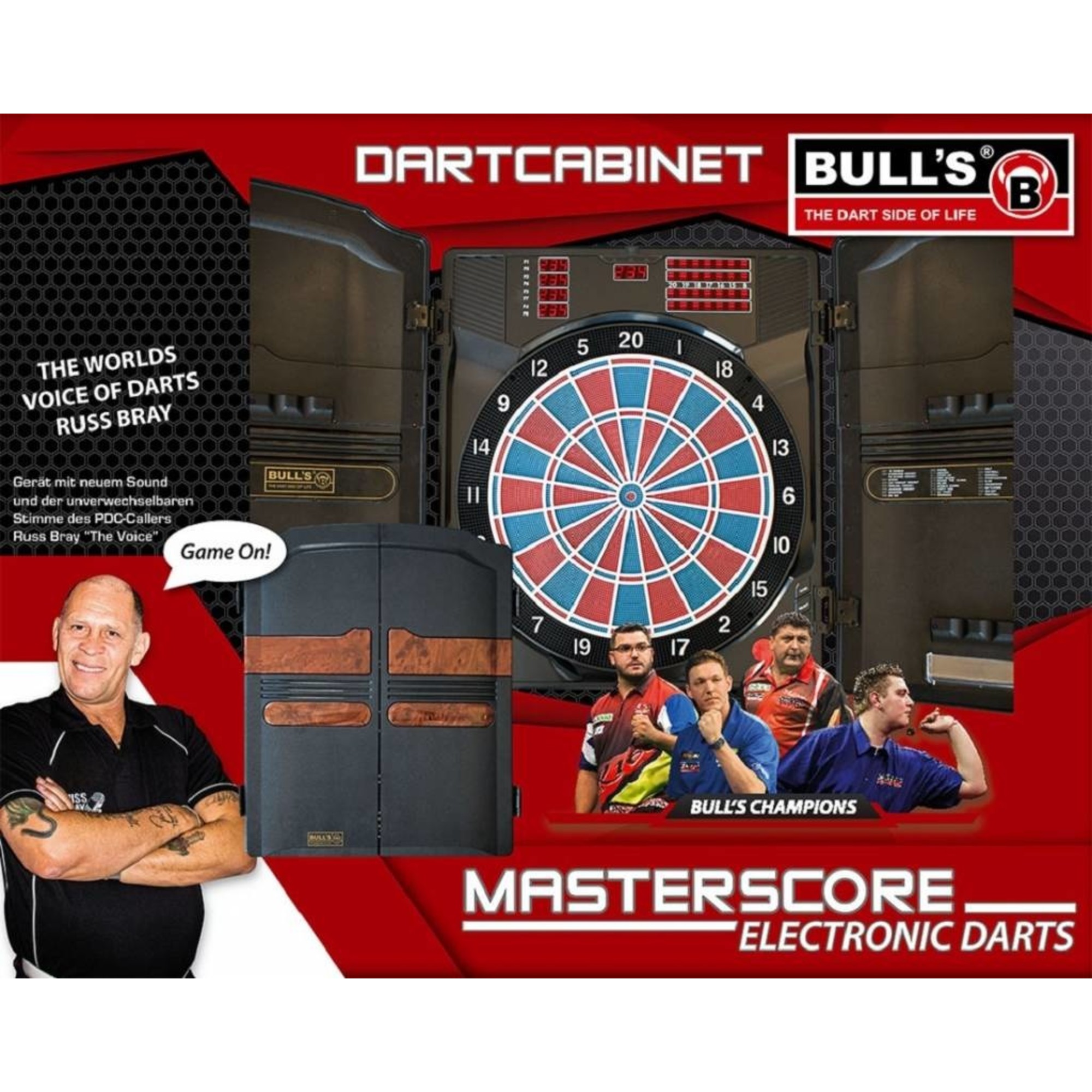 Cible Flechette Electronique Bull S Master Score Rb Sound Dartshopper Fr