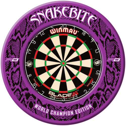 Red Dragon Red Dragon Peter Wright Snakebite World Champion 2020 Dartboard Surround